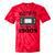 Over The Hill Please Be Patient I'm From The 1900s VHS Tie-Dye T-Shirts Red Tie-Dye