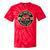 Hotrod Custom Car Automotive Nostalgia Distressed Tie-Dye T-Shirts Red Tie-Dye