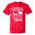Humorous Wagon Plea Please Be Patient I'm From The 1900s Premium Tie-Dye T-Shirts Red Tie-Dye