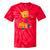 LA Fair Los Angeles County Vintage Nostalgia Tie-Dye T-Shirts Red Tie-Dye