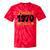 Limited 1970 Edition Retro Vintage 70s Nostalgia Tie-Dye T-Shirts Red Tie-Dye