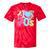 I Love 70's Retro Style Nostalgia Vibe 1970's Party Premium Tri-Blend Tie-Dye T-Shirts Red Tie-Dye