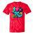 I Love The 70s Vintage Cassette Roller Vinyl Nostalgia 70s Tie-Dye T-Shirts Red Tie-Dye