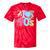 I Love 90's Retro Style Nostalgia Vibe 1990's Party Tie-Dye T-Shirts Red Tie-Dye