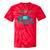 No Wi-Fi No Problem – Retro Dial Up Tech Nostalgia Premium Tri-Blend Tie-Dye T-Shirts Red Tie-Dye