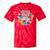 Nostalgia Love Tees -Adults Small Casual Festive Classic Fit T-Shirt Round Neck Straight Fit Collarless Short Sleeve Solid Lightweight Tie-Dye T-Shirts Red Tie-Dye