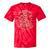 Be Patient With Me I'm From The 1900s Skeleton Women Tie-Dye T-Shirts Red Tie-Dye
