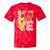 Peace Sign Love Groovy Vibes Costume Nostalgia 1980s Fashion Tie-Dye T-Shirts Red Tie-Dye