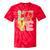 Peace Sign Love Groovy Vibes Costume Nostalgia 1980s Fashion Tie-Dye T-Shirts Red Tie-Dye
