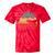 Please Be Patient With Me I'm From The 1900s Vintage Sunset Premium Tie-Dye T-Shirts Red Tie-Dye