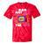 Rad Just Like The 90s 90s Aesthetic Nostalgia 1990s Retro Tie-Dye T-Shirts Red Tie-Dye