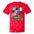 Rare Aesthetic Retro Nostalgia Y2K Vibes Tie-Dye T-Shirts Red Tie-Dye