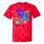 Retro 1980s 80's Baby 1990s 90's Made Me Nostalgia Birthday Premium Tri-Blend Tie-Dye T-Shirts Red Tie-Dye