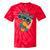 Retro 90s Boombox Nostalgia Party For Music Lovers Men Women Tie-Dye T-Shirts Red Tie-Dye