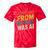 Retro AI Nostalgia Quote Distressed Vintage Tie-Dye T-Shirts Red Tie-Dye