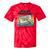 Retro Cassette Case 70s Vintage Music Analog Nostalgia Tie-Dye T-Shirts Red Tie-Dye