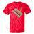 Retro Cassette And Pencil 80s 90s Nostalgia Music Lover Tie-Dye T-Shirts Red Tie-Dye