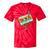 Retro Cassette Tape & Pencil Rewind Nostalgia Party 80s 90s Tie-Dye T-Shirts Red Tie-Dye