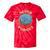 Retro CD Player Never Forget Nostalgia Vintage Tie-Dye T-Shirts Red Tie-Dye
