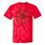 Retro Gen X 1965-1980 Sarcastic Nostalgia Graphic Tie-Dye T-Shirts Red Tie-Dye