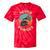 Retro Grammophone Never Forget Nostalgia Vintage Tie-Dye T-Shirts Red Tie-Dye