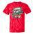 Retro Old Cassette Tape Cartoon With Walker Nostalgia Tie-Dye T-Shirts Red Tie-Dye