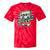 Retro Old Cassette Tape Cartoon With Walker Nostalgia Tie-Dye T-Shirts Red Tie-Dye