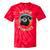 Retro Phone Never Forget Nostalgia Vintage Raglan Baseball Tee Tie-Dye T-Shirts Red Tie-Dye