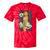 Retro Pop Art Vintage Style Blonde Psychedelic 50s Nostalgia Tie-Dye T-Shirts Red Tie-Dye