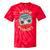 Retro Radio Never Forget Nostalgia Vintage Tie-Dye T-Shirts Red Tie-Dye