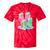 Retro Soft Drinks 80s 90s Nostalgia Cute Anime Aesthetic Tee Tie-Dye T-Shirts Red Tie-Dye