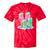Retro Soft Drinks 80s 90s Nostalgia Cute Anime Aesthetic Tee Tie-Dye T-Shirts Red Tie-Dye