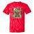 Retro Tech Stack 80s 90s Nostalgia Analog Devices Tie-Dye T-Shirts Red Tie-Dye
