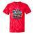 Retro Graphic Print With a Touch Of Nostalgia Tie-Dye T-Shirts Red Tie-Dye Retro Graphic Print With a Touch Of Nostalgia Tie-Dye T-Shirts Red Tie-Dye