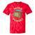 Retro TV Never Forget Nostalgia Vintage Tie-Dye T-Shirts Red Tie-Dye