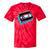 Retro VHS Vaporwave Video Cassette Nostalgia Geek Chic Premium Tri-Blend Tie-Dye T-Shirts Red Tie-Dye