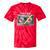 Rewind Cassette Tape Nostalgia 80s 90s Retro Music Lover Tie-Dye T-Shirts Red Tie-Dye