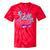 Totally 80's Colorful Retro 1980s Style Nostalgia Vibe Tie-Dye T-Shirts Red Tie-Dye