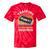 Tracking Adjustments Required Nostalgia VHS Retro Tape Tie-Dye T-Shirts Red Tie-Dye
