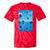 Trippy Weirdcore Frutiger Aero Surreal Eyeballs Y2K Tie-Dye T-Shirts Red Tie-Dye