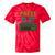 VHS Cassette Retro Analog Nostalgia Theme Tie-Dye T-Shirts Red Tie-Dye