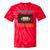 VHS Cassette Tape Retro 80s 90s Nostalgia Premium Tie-Dye T-Shirts Red Tie-Dye
