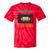 VHS Cassette Tape Retro 80s 90s Nostalgia Tie-Dye T-Shirts Red Tie-Dye
