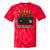 VHS Tape Nostalgia Old School Technology Humor Tie-Dye T-Shirts Red Tie-Dye