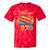 Vintage 1970 Retro Cassette Tape 70s Born Nostalgia Birthday Tie-Dye T-Shirts Red Tie-Dye