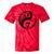 Vintage 6 7 Sketch Yin Yang Namaste Six Seven Nostalgia Tie-Dye T-Shirts Red Tie-Dye