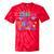 Vintage 80s Costume Nostalgia 1980s Fashion Cute Girls Women Tie-Dye T-Shirts Red Tie-Dye