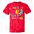 Vintage 80s Vibes Costume Nostalgia 1980s Fashion Cassette Tie-Dye T-Shirts Red Tie-Dye