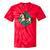Vintage Carousel Horse Merry Go Round Nostalgia Art Premium Tie-Dye T-Shirts Red Tie-Dye