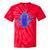 Yk2 Grunge Earthy Blue Cat With Stars Tomboy 90s Nostalgia Tie-Dye T-Shirts Red Tie-Dye